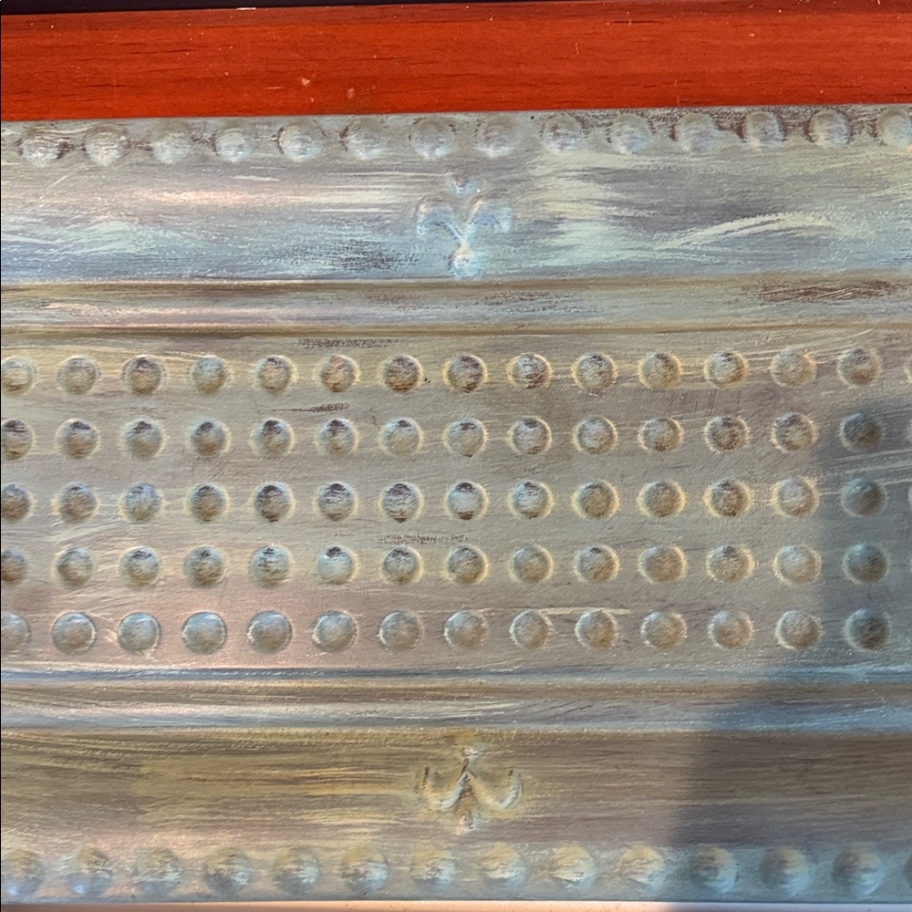 Rustic Metal Tray with Handles - Picture 10 of 16